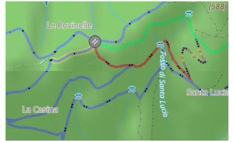 Map routes - MTB trails