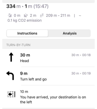 Navigation route Android