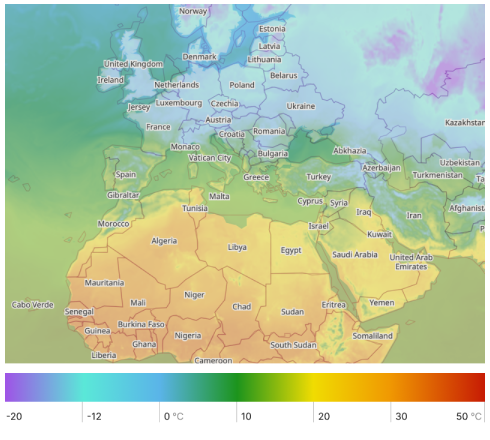 Temperature sheme